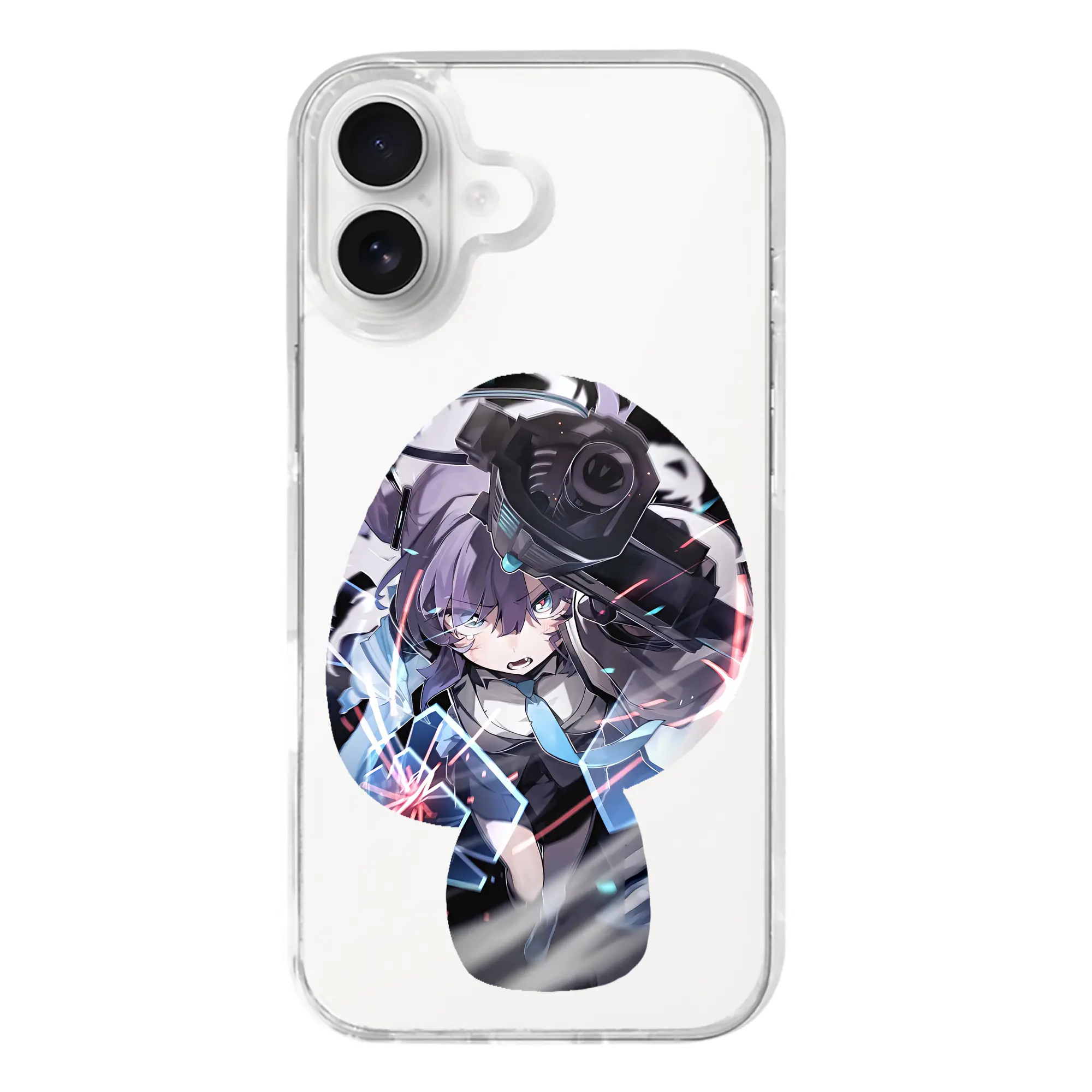 ブルーアーカイブ グッズ 早瀬 ユウカ - iPhone 17シリーズ 透明スマホケース – 薄型・耐衝撃・精密フィット保護カバー